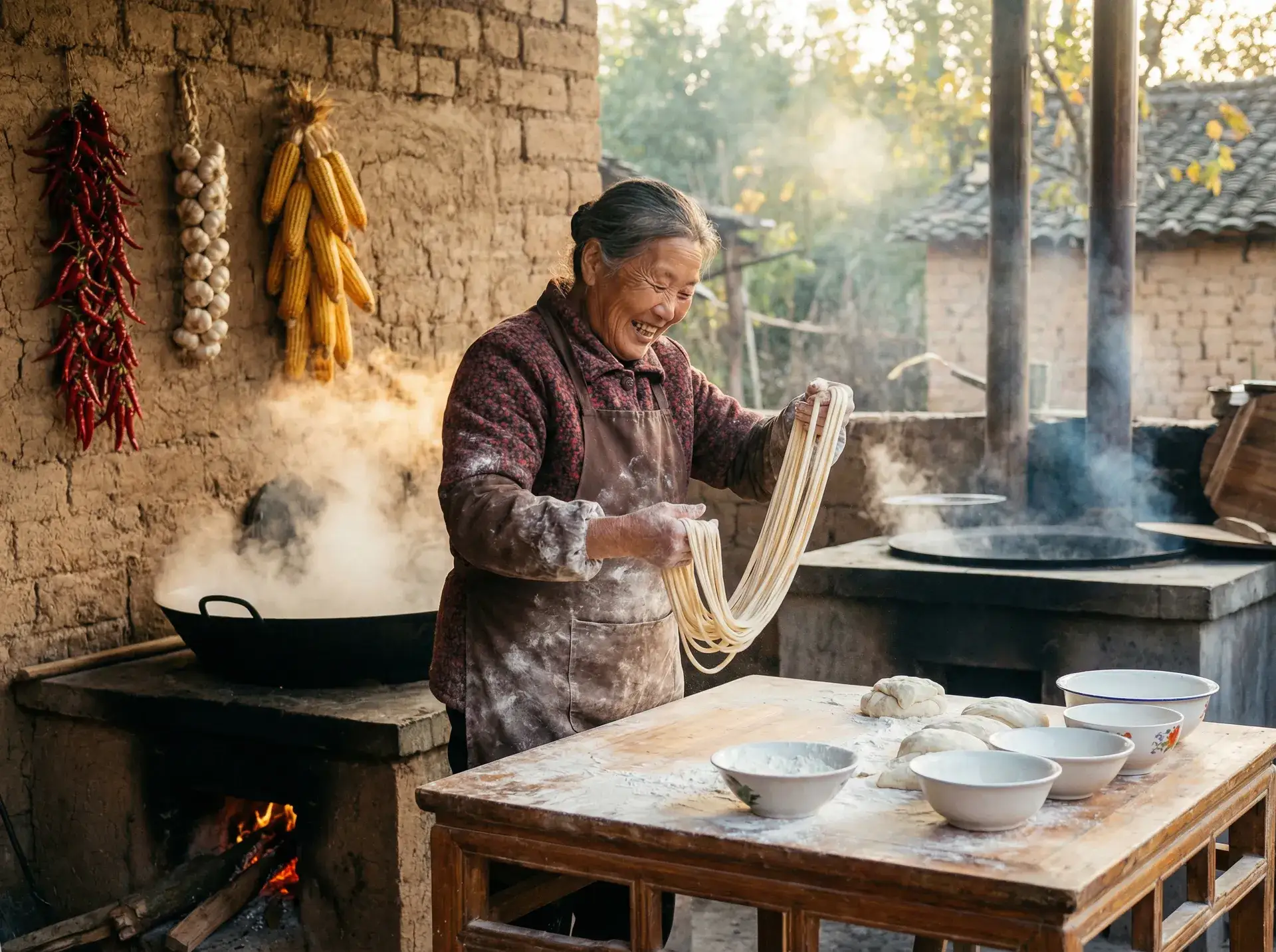 农家大嫂手擀面 - 刺客伍六七第三季免费 乡村美食